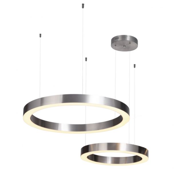 Step into design ST-8848-40+60 nickel Lampa wisząca CIRCLE 40+60 LED nikiel na 1 podsufitce