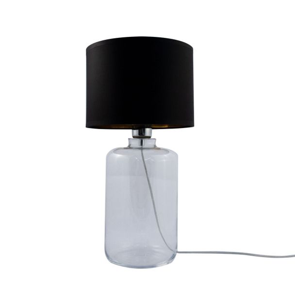ZUMALINE 002177-014400 SAMASUN lampa stołowa transparentny, czarny, złoty