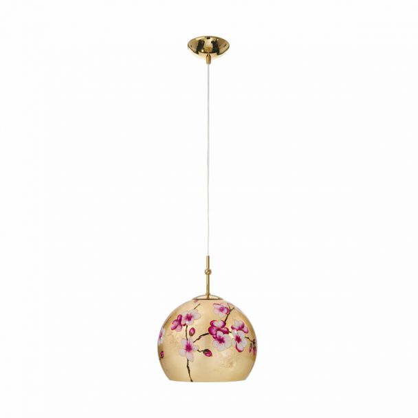 KOLARZ 0392.31S.3.PR.AU LUNA lampa wisząca złoto 24K