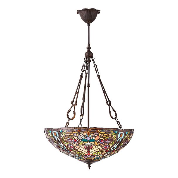 INTERIORS 1900 70744 Anderson large inverted 3lt pendant 60W Indoor