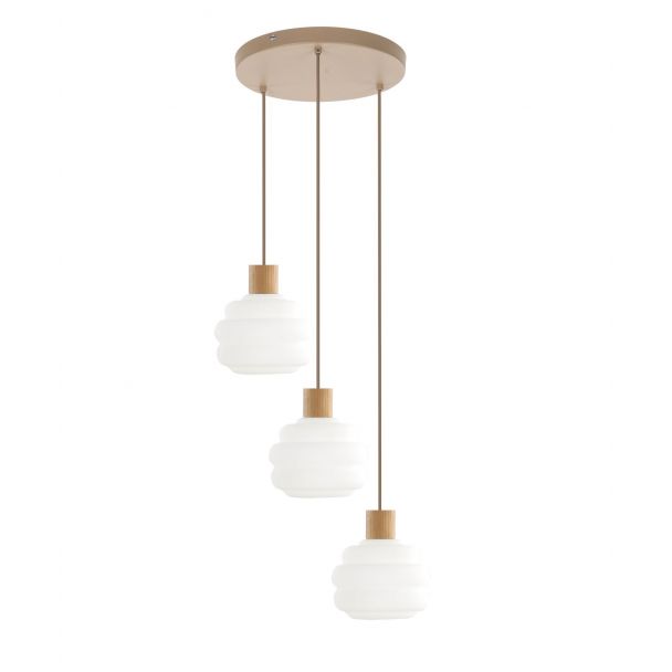 TK-LIGHTING 11200 MELIA LAMPA WISZĄCA 3XE27KOŁO