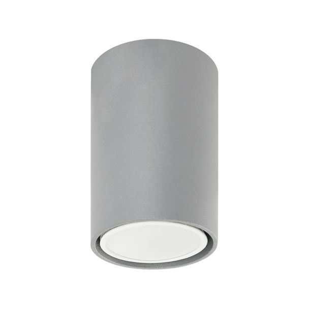 LAMPEX 558/1P POP Lampa sufitowa Rolos 1P szary
