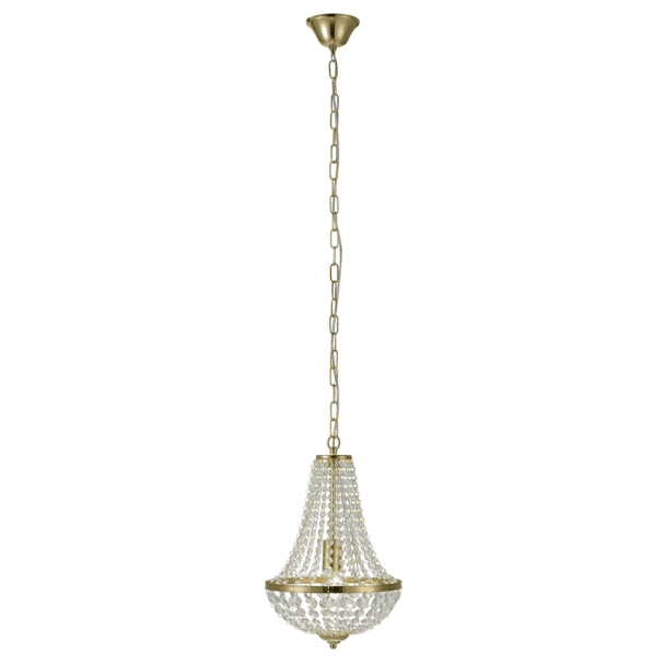 MARKSLOJD 106118 GRANSO lampa wisząca 1L 30cm Złoty Szczotkowany/MC