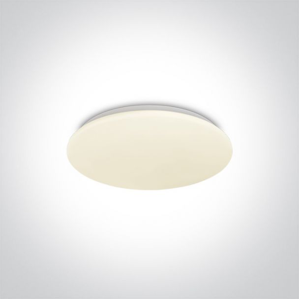 ONE LIGHT 62026A/W Kosmira biały plafon LED 3000K 15W