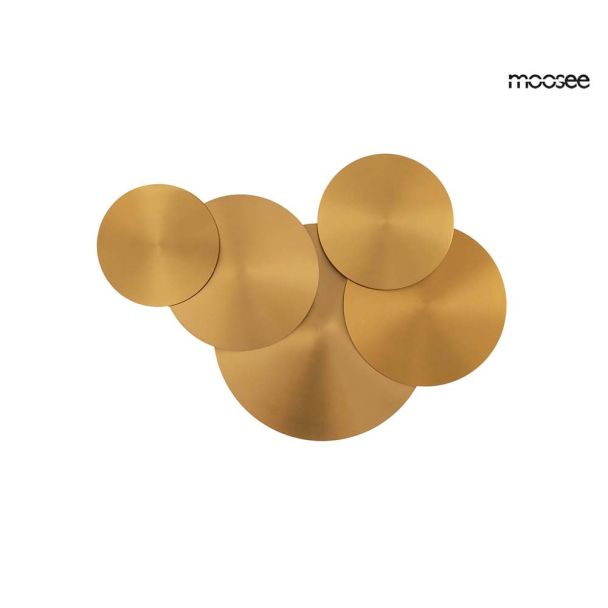 MOOSEE MSE1501100148 lampa ścienna SCUDO złota
