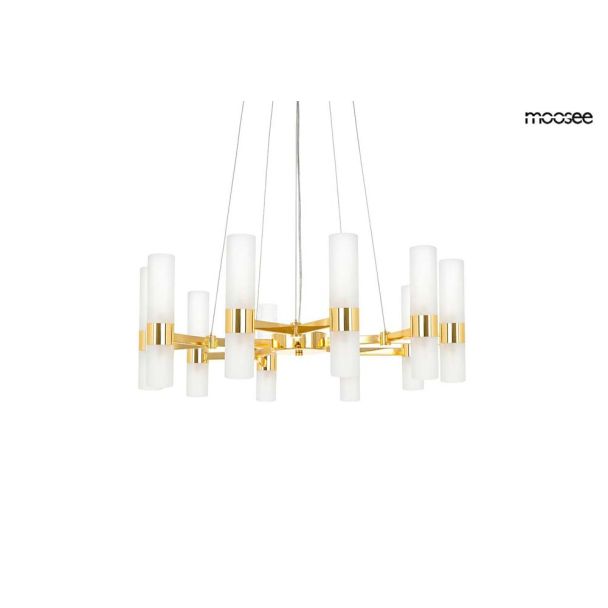 MOOSEE MSE1501100456 lampa wisząca TUBS 10 złota