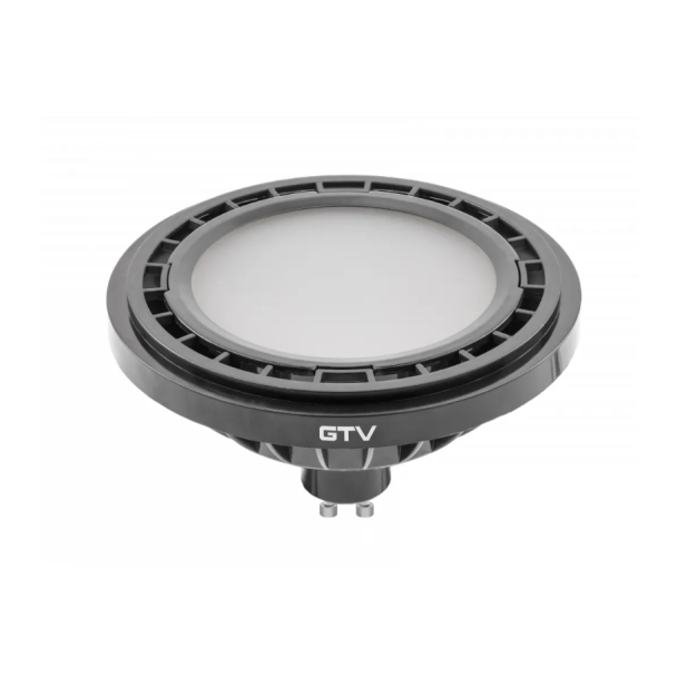 GTV LD-ES111NW13W120-10  LED ES111 GU10 A-G 12,5W 100lm/W 120° 4000K czarna