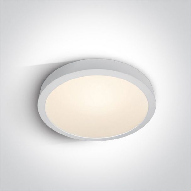 ONE LIGHT 62140F/W/W Klisto biały plafon LED IP40 3000K 40W