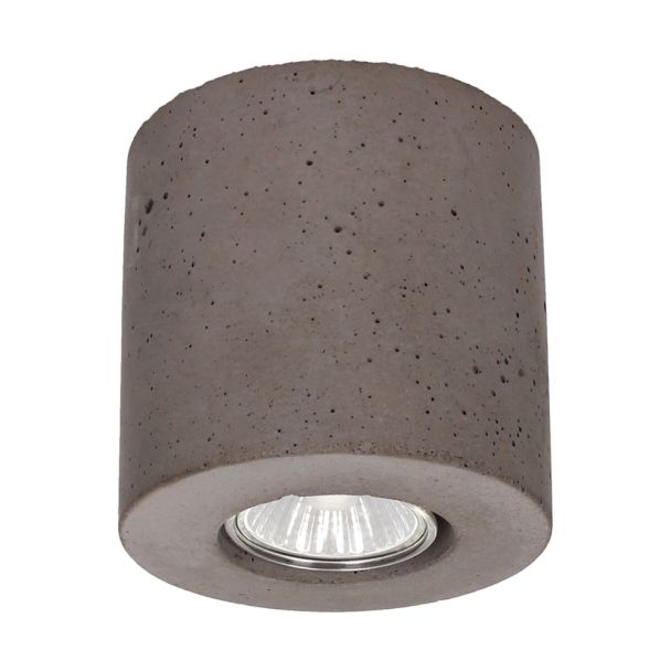 SPOTLIGHT 2566136 Concretedream Round Lampa Sufitowa Incl.1xLED GU10 5W Szary Beton