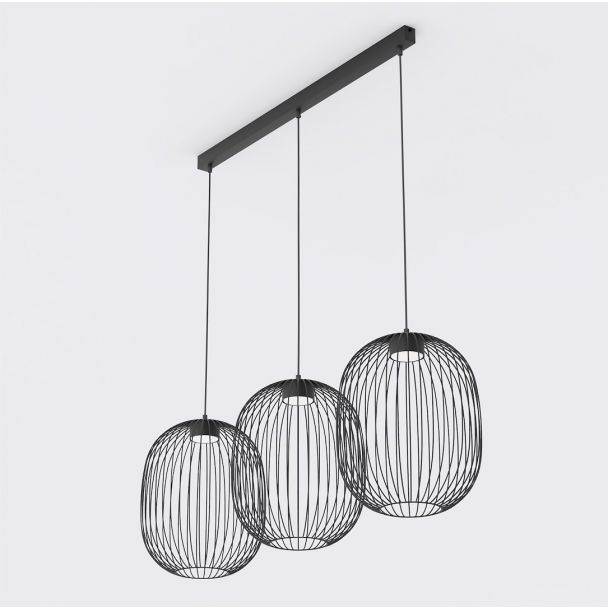 EMIBIG 1699/3 MANTRA 3 BLACK Lampa wisząca