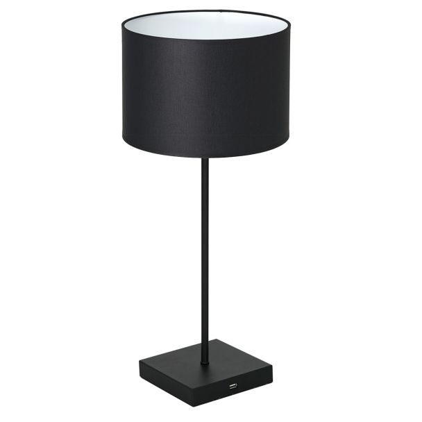 LUMINEX 908 oprawa przenośna Table lamp USB lampa stołowa czarny
