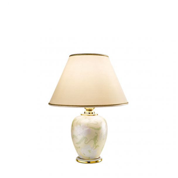 KOLARZ 0014.73S.4 GIARDINO PERLA lampa stołowa złoto 24K