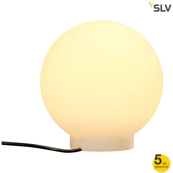 SLV 227219 ROTOBALL FLOOR 25 lampa zewnętrzna, biała, E27