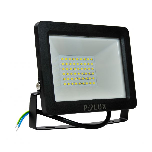 Polux 302410 Naświetlacz LED SMD 30W 6500K 120° IP65 czarny