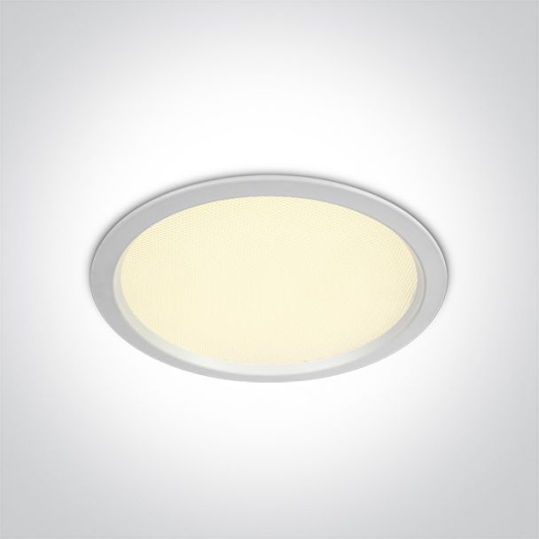 ONE LIGHT 10130U/W/W Perama biały downlight SMD LED UGR19 IP44 3000K 30W