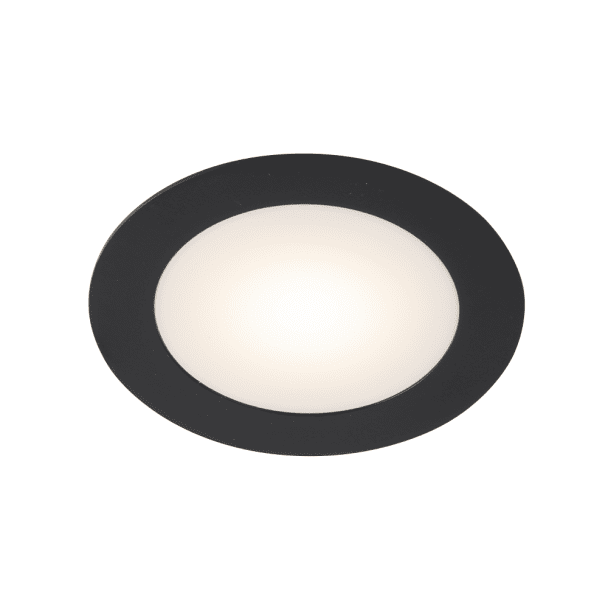 ANTIGO Lampa wpuszczana Tottori IL - Czarna (125 mm) IP44 4000K 8579
