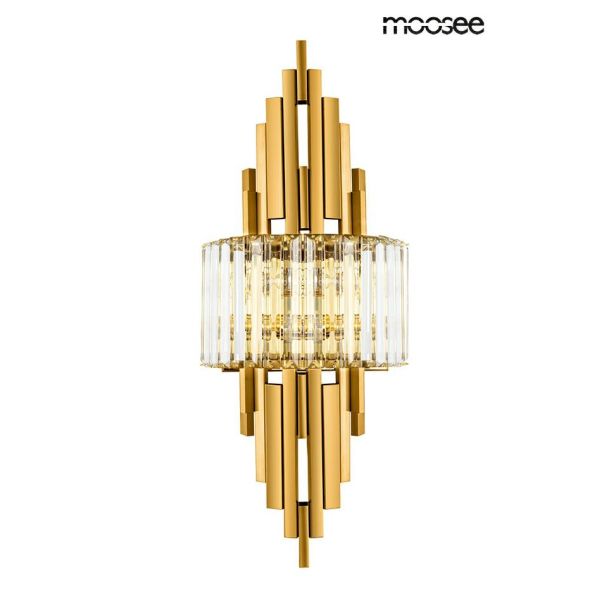 MOOSEE MSE010100377 MOOSEE lampa ścienna TOWERS złota