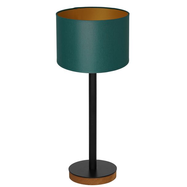 LUMINEX 3837 oprawa przenośna Table lamps lampa stołowa czarny brązowy zielony złoty