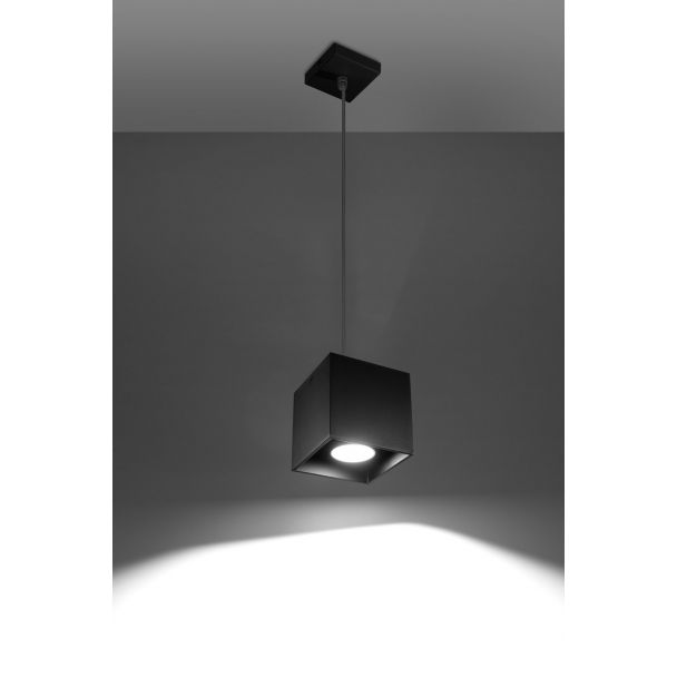 SOLLUX Lamp wisząca QUAD 1 Czarny SL.0060