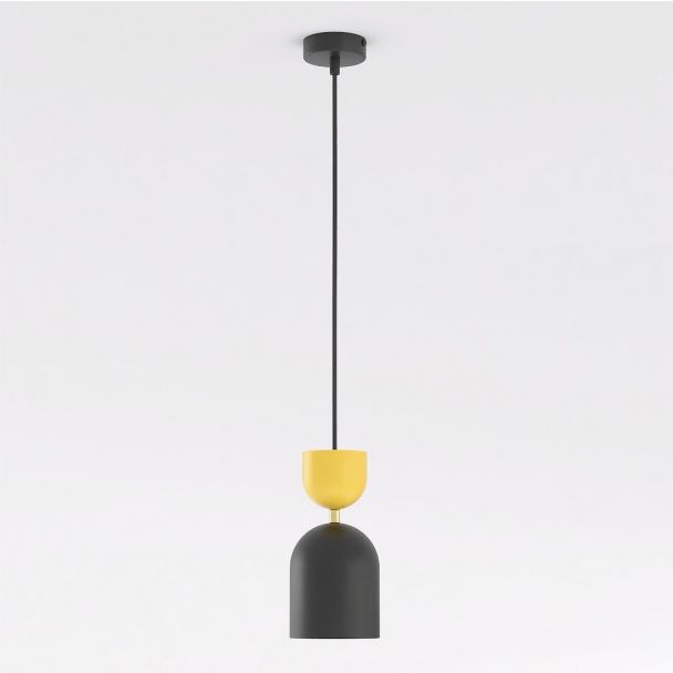 EMIBIG 1739/1 GAUDI 1 BLACK ORANGE Lampa wisząca