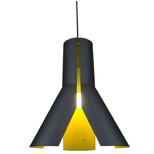 ALTAVOLA DESIGN LA045/P_black-yellow Origami Design No.1