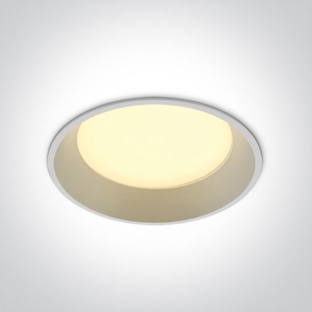 ONE LIGHT 10122D/W/C Maronas 2 biała oprawa typu downlight LED 4000K 22W dark light