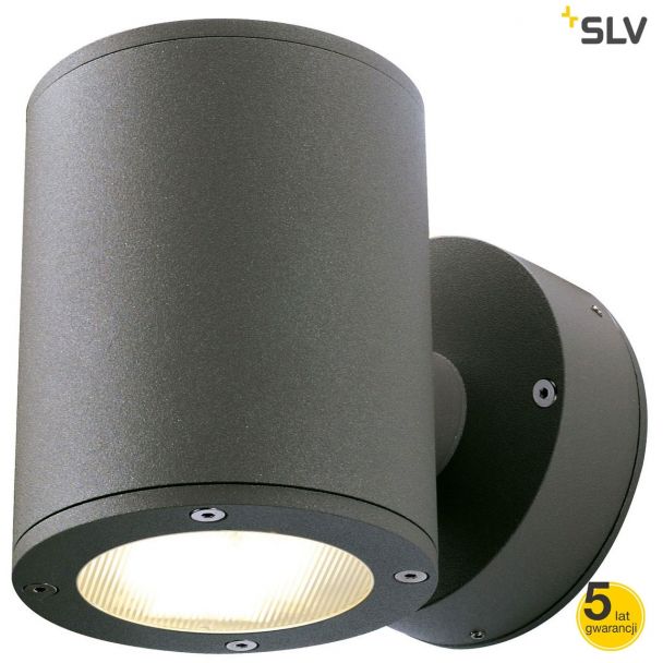 SLV 230365 SITRA WALL UP-DOWN lampa ścienna, antracyt, 2xGX53, max. 2x9W, IP44