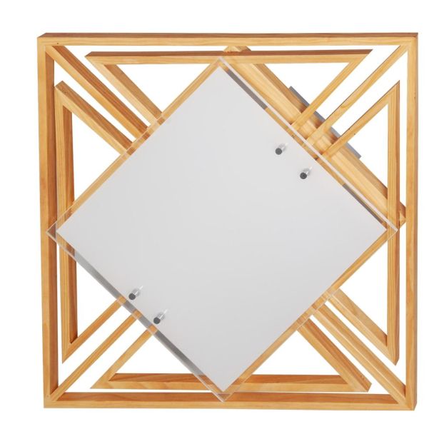 CANDELLUX 10-39906 NATURA PLAFON 2X60W E27 42X42X10,5 TRÓJKĄTY ZÓŁTY