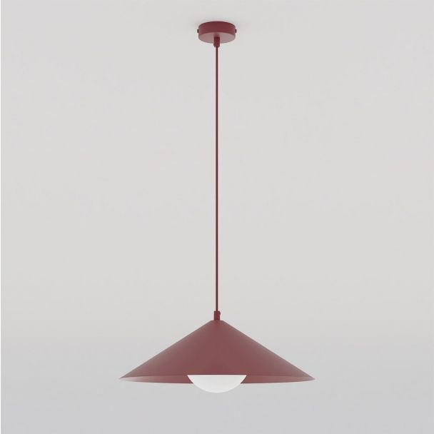 EMIBIG 1725/1M MONO 1M BURGUNDY OPAL Lampa wisząca