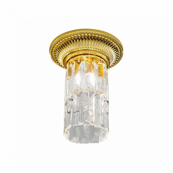 KOLARZ 0346.11.3 MILORD CRYSTAL lampa sufitowa złoto 24K