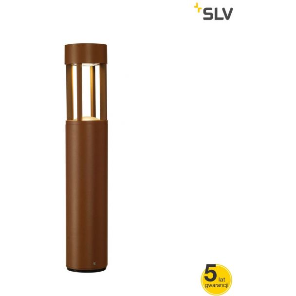 SLV 231817 SLOTS 45 zewnętrzna lampa stojąca, w kolorze rdzy, 6,3W LED, ciepła biała - SUPER PROMOCJA