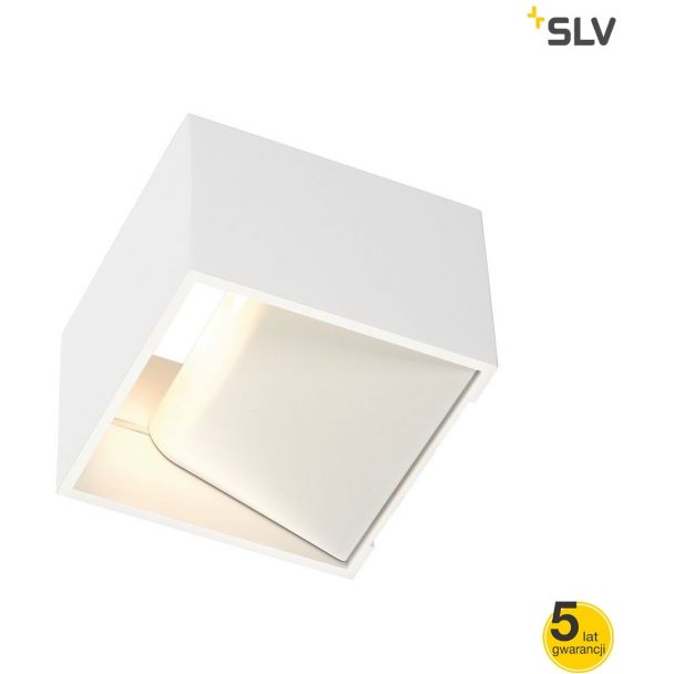 SLV 151321 LOGS IN lampa ścienna, kwadratowa, biały, 5W LED, 3000K