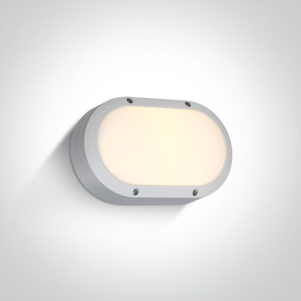 ONE LIGHT 67442B/W/W Kentro biały klasyczny zewnętrzny kinkiet LED 3000K 10W IP54, AC LED