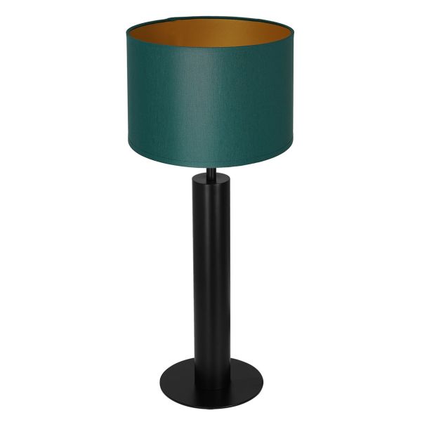LUMINEX 3666 oprawa przenośna Table lamps lampa stołowa czarny zielony złoty