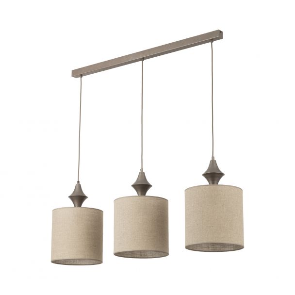 TK-LIGHTING 11440 AMURA NEW BROWN LAMPA WISZĄCA 3XE27