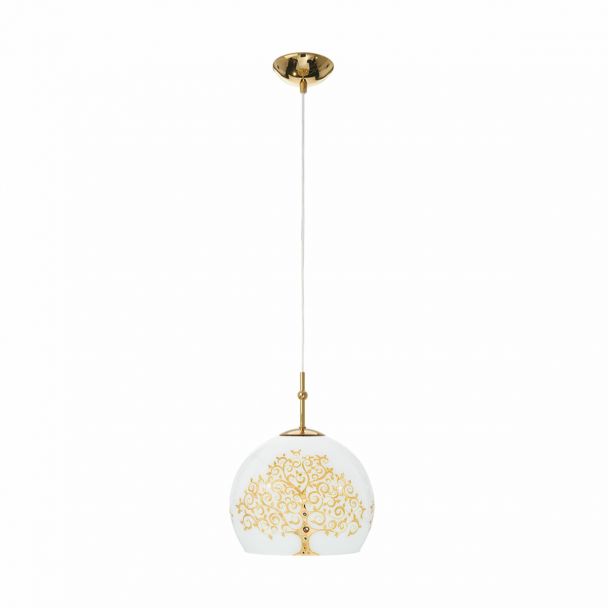 KOLARZ 0392.31S.3.AL.GO LUNA lampa wisząca złoto 24K