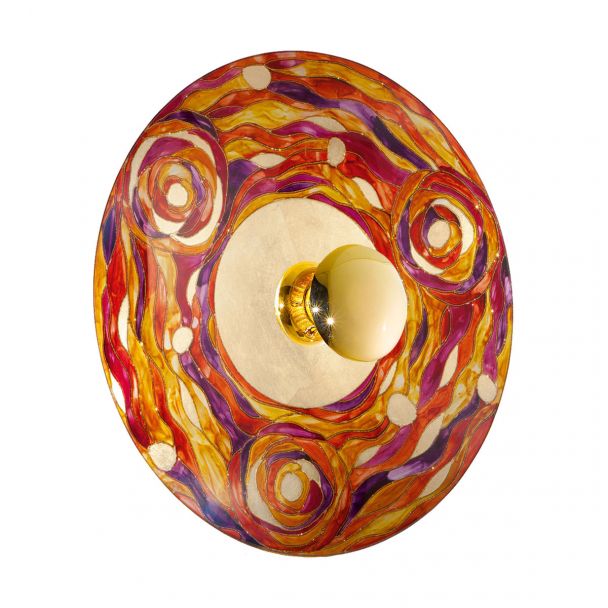 KOLARZ 0415.61XL.V1.3.RV LUNA lampa ścienna złoto 24K