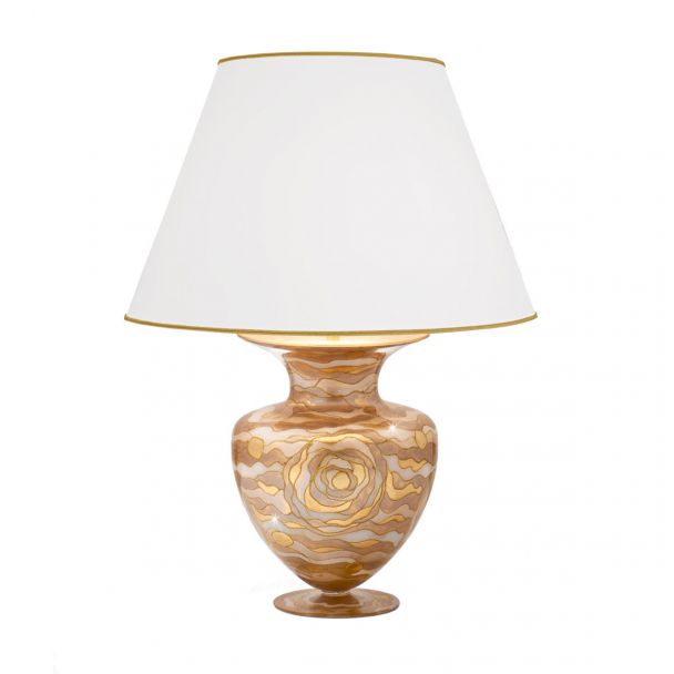 KOLARZ 1415.71L.CH ANFORA lampa stołowa złoto 24K
