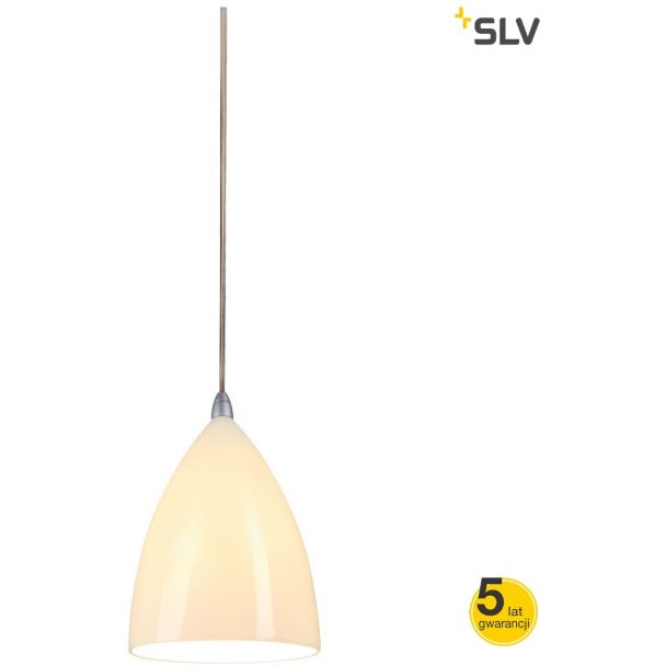 SLV 133444 TONGA IV lampa wisząca, ceramiczny klosz, E14, maks. 60W, srebrnoszara rozeta