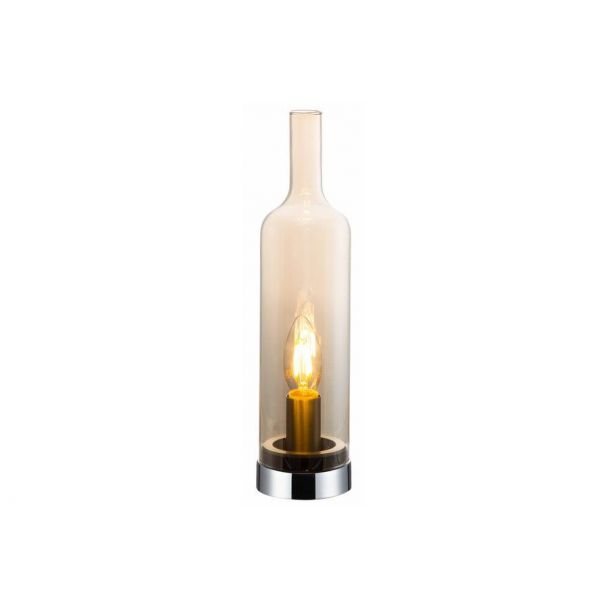 REALITY 532801-22 Bottle - lampka stojąca 1 płomienna nikiel mat