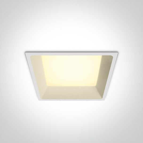 ONE LIGHT 50122D/W/W Stelida biała oprawa typu downlight LED 3000K 22W dark light