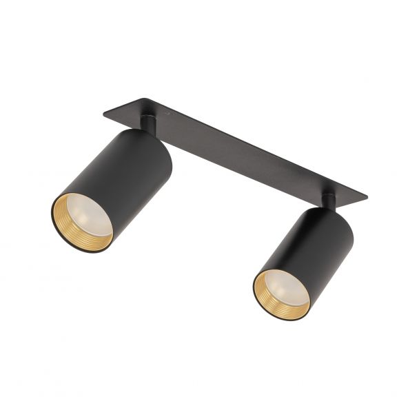 TK-LIGHTING 10807 AMIS BLACK2XGU10 PODTYNKOWY