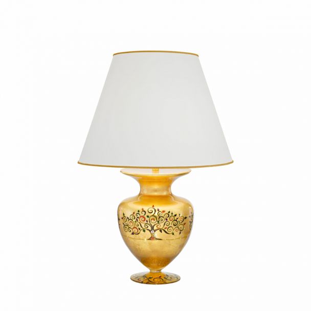 KOLARZ 1417.71M.MU ANFORA lampa stołowa złoto 24K