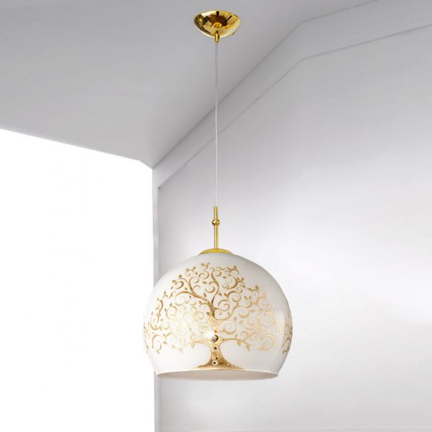 KOLARZ 0392.31L.3.AL.GO LUNA lampa wisząca złoto 24K