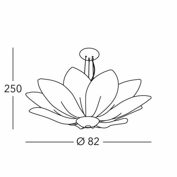 KOLARZ 5231.8061 FIORE lampa wisząca