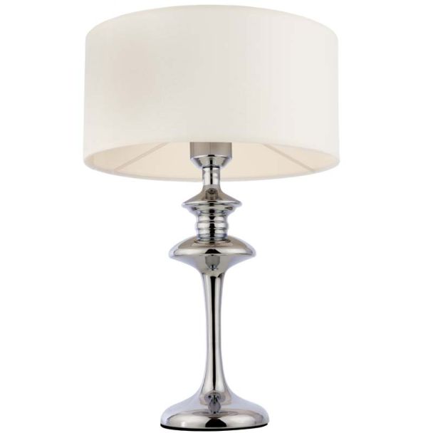 COSMOLIGHT Lampa stołowa ABU DHABI T01413CH-WH