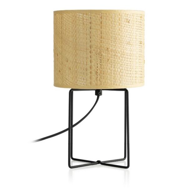 LUMINEX 5293 oprawa przenośna Rattan lampa stołowa