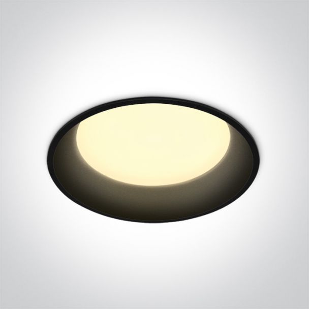 ONE LIGHT 10122D/B/C Maronas 2 czarna oprawa typu downlight LED 4000K 22W dark light