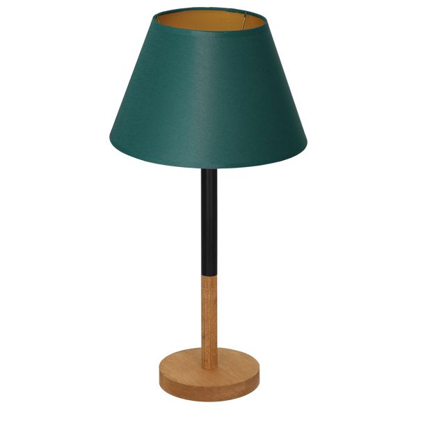 LUMINEX 3757 oprawa przenośna Table lamps lampa stołowa czarny brązowy zielony złoty