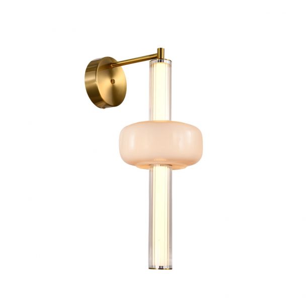 CANDELLUX STUDIO 21-50601 PURAS kinkiet mosiężny 12W LED 3000K